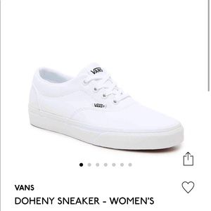 Vans Size 7 Women’s Doheny White Sneaker